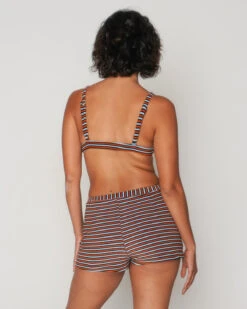 Bobby Bikini Top - Miles -Swim Supply Store Bobby Miles Blue Red Stripe Bikini Top Swim Suit 6