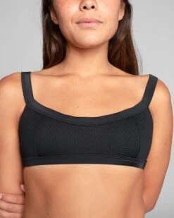 Flor Bikini Top - Jet -Swim Supply Store Flor Jet Black Swim Suit Bikini Top Adjustable Straps 8