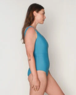 Frida One Piece - Maui -Swim Supply Store Frida Maui Blue Swim Suit One Piece V Neck 6