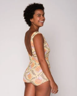 Frida One Piece - Roma -Swim Supply Store Frida Roma Multicolor Floral Pattern Swim Suit One Piece V Neck 4