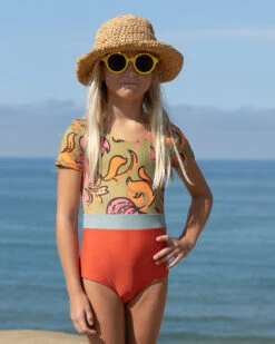 Girls Ayla One Piece - Freya 13 Girls Ayla One Piece - Freya -Swim Supply Store SEEAGIRLS Maddie Onepiece Freya VP 4X5 7