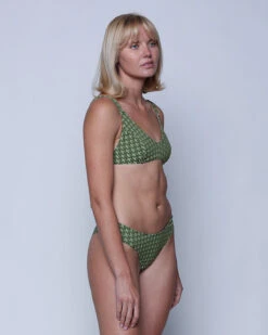 Bobby Bikini Top - Shamrock -Swim Supply Store SEEA Bobby BikiniTop Phoebe BikiniBottom Shamrock 4X5 3