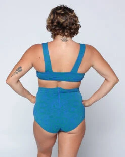 Georgia High Waist Bikini Bottom - Alga -Swim Supply Store SEEA Georgia BikiniTop Alga 4X5 4