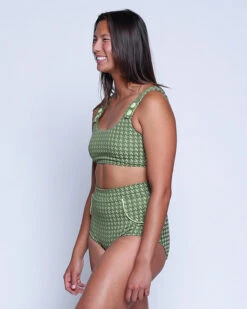 Georgia High Waist Bikini Bottom - Shamrock 15 Georgia High Waist Bikini Bottom - Shamrock -Swim Supply Store SEEA Georgia BikiniTop Shamrock 4X5 6