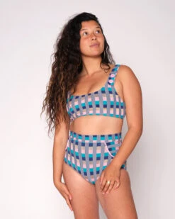 Georgia High Waist Bikini Bottom - Antibes -Swim Supply Store SEEA Georgia Bikini Antibes 4X5 2