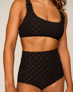 Georgia High Waist Bikini Bottom - Night Check -Swim Supply Store SEEA Georgia Bikini Nightcheck 4X5 6 2f108d3b 3899 4c41 a2fd 1199dcd69492
