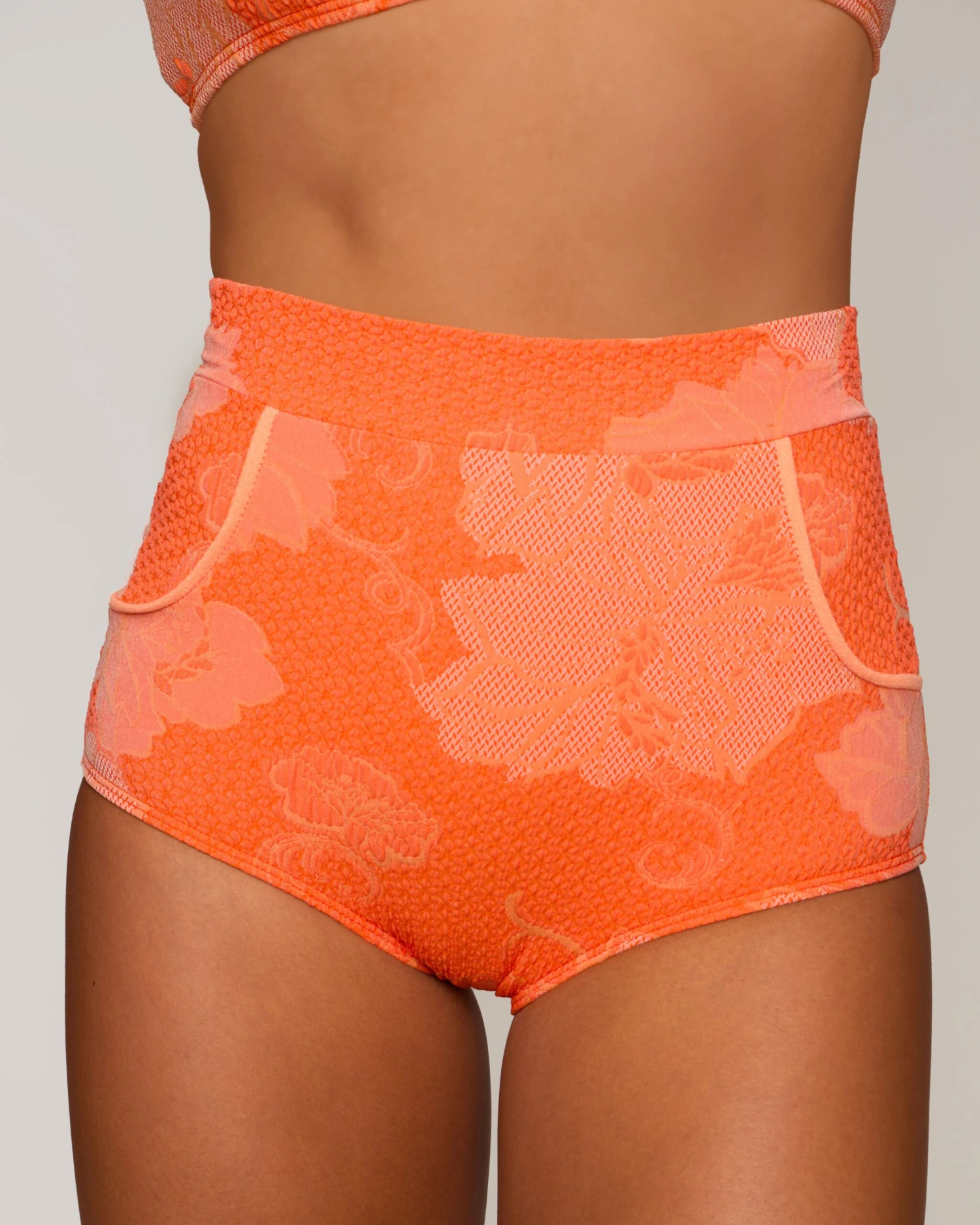 Georgia High Waist Bikini Bottom - Squeeze 11 Georgia High Waist Bikini Bottom - Squeeze - Image 9