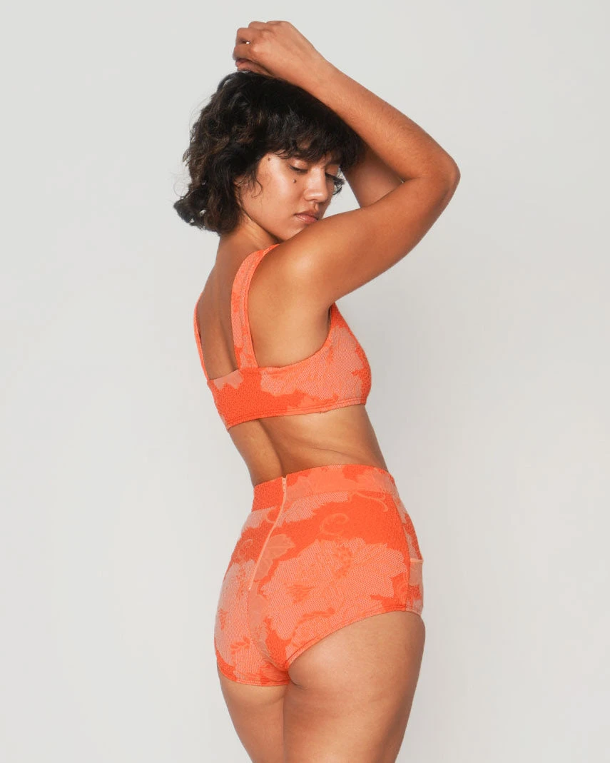 Georgia High Waist Bikini Bottom - Squeeze 4 Georgia High Waist Bikini Bottom - Squeeze - Image 2