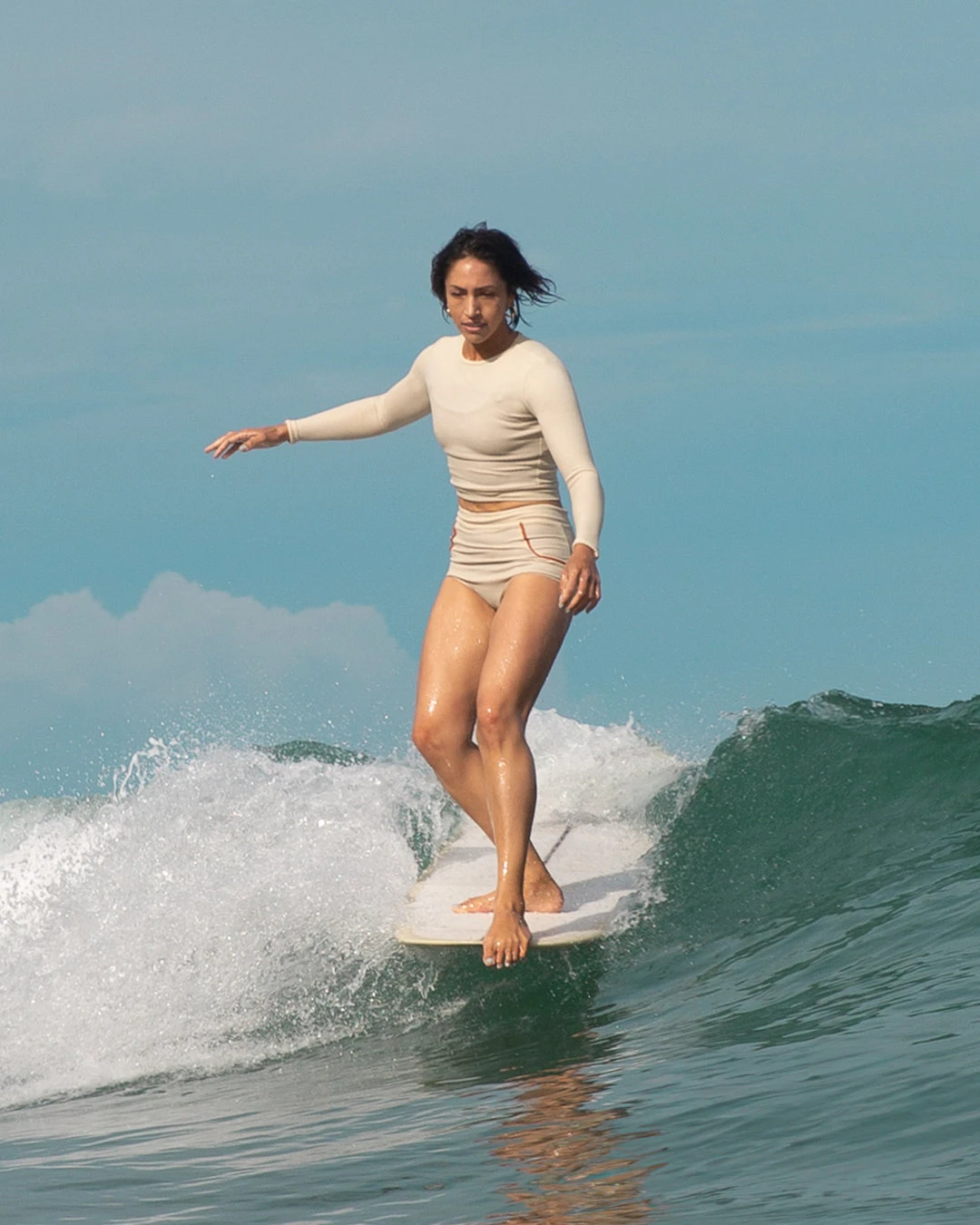 Georgia High Waist Bikini Bottom - Pebble 3 Georgia High Waist Bikini Bottom - Pebble