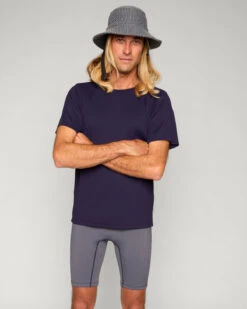 Glenn Surf Tee - Mulberry -Swim Supply Store SEEA GleenLennon TeeShorts Ebony 4X5 2