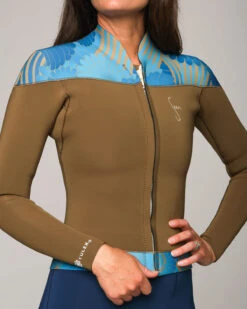 Haze 2mm Yulex Jacket - Seaflower -Swim Supply Store SEEA Haze Yulex Seaflower 4X5 8