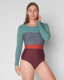 Hermosa One Piece - Mulberry -Swim Supply Store SEEA Hermosa Surfsuit Mullberry 4X5 2