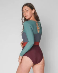 Hermosa One Piece - Mulberry -Swim Supply Store SEEA Hermosa Surfsuit Mullberry 4X5 5