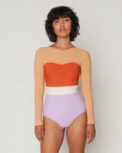 Hermosa One Piece - Primrose -Swim Supply Store SEEA Hermosa Surfsuit Primrose 4X5 1