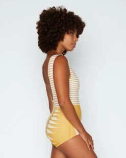 Lido One Piece - Gold Leaf -Swim Supply Store SEEA Lido Onepiece Goldleaf 4X5 108