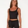 Maisie Swim Tank - Black