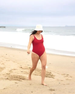 Seea X Outerknown The Games Suit - Red Drift