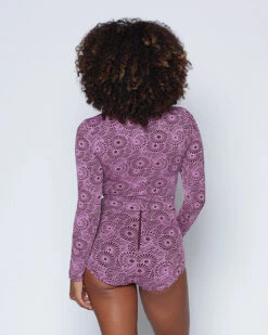 Palomar Crop Rashguard - Caracol -Swim Supply Store SEEA Palomar CropTopRashguard Caracol 4X5 11