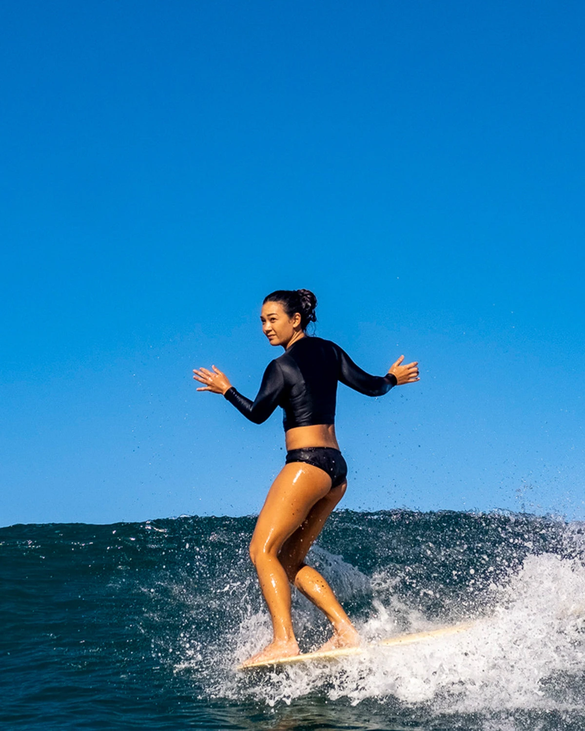 Palomar Crop Top Rashguard - Black 14 Palomar Crop Top Rashguard - Black - Image 12