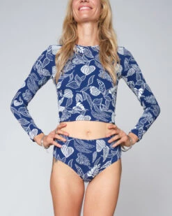 Palomar Crop Top Rashguard - Gaia -Swim Supply Store SEEA Palomar Rashguard Gaia 4X5 2