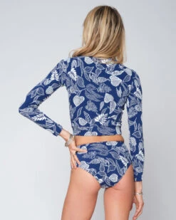 Palomar Crop Top Rashguard - Gaia -Swim Supply Store SEEA Palomar Rashguard Gaia 4X5 5