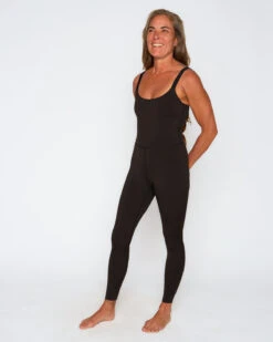 Penelope Bodysuit - Black (Recycled) -Swim Supply Store SEEA Penelope Bodysuit Black 7