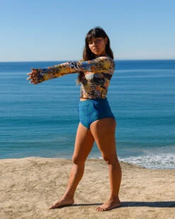 Sila Top - Tigerlily 16 Sila Top - Tigerlily -Swim Supply Store SEEA Sila Rashguard Tigerlily 4X5 4