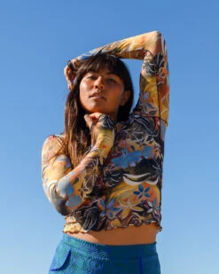 Sila Top - Tigerlily 14 Sila Top - Tigerlily -Swim Supply Store SEEA Sila Rashguard Tigerlily 4X5 5