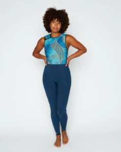 Sydney 2mm Yulex Long Jane - Seaflower -Swim Supply Store SEEA Sydney YULEX Seaflower 129