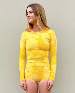 Georgia High Waist Bikini Bottom - Nectar -Swim Supply Store SP23 Palomar Rashguard Nectar 4X5 1