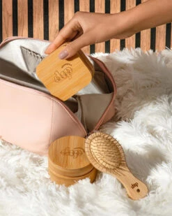 DIP Shampoo Travel Case -Swim Supply Store Shampoo Travel Case Square Wood 8